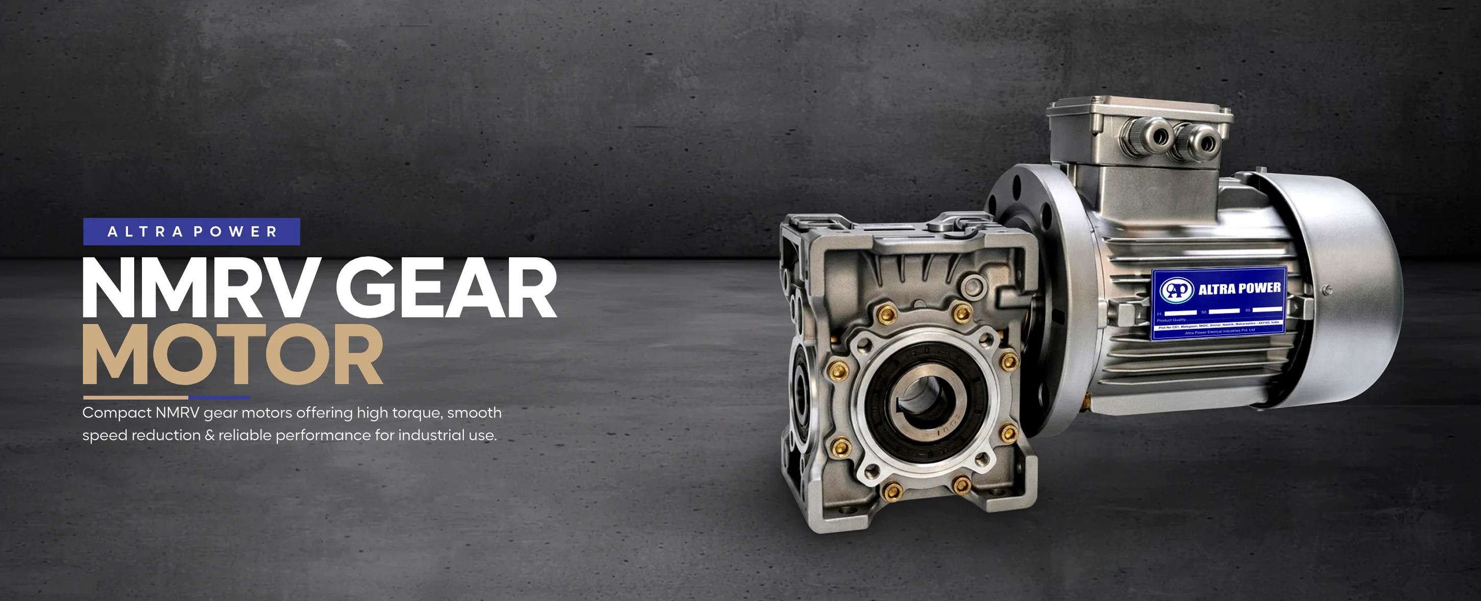 NMRV Gear Motor Manufacturer in Rajasthan